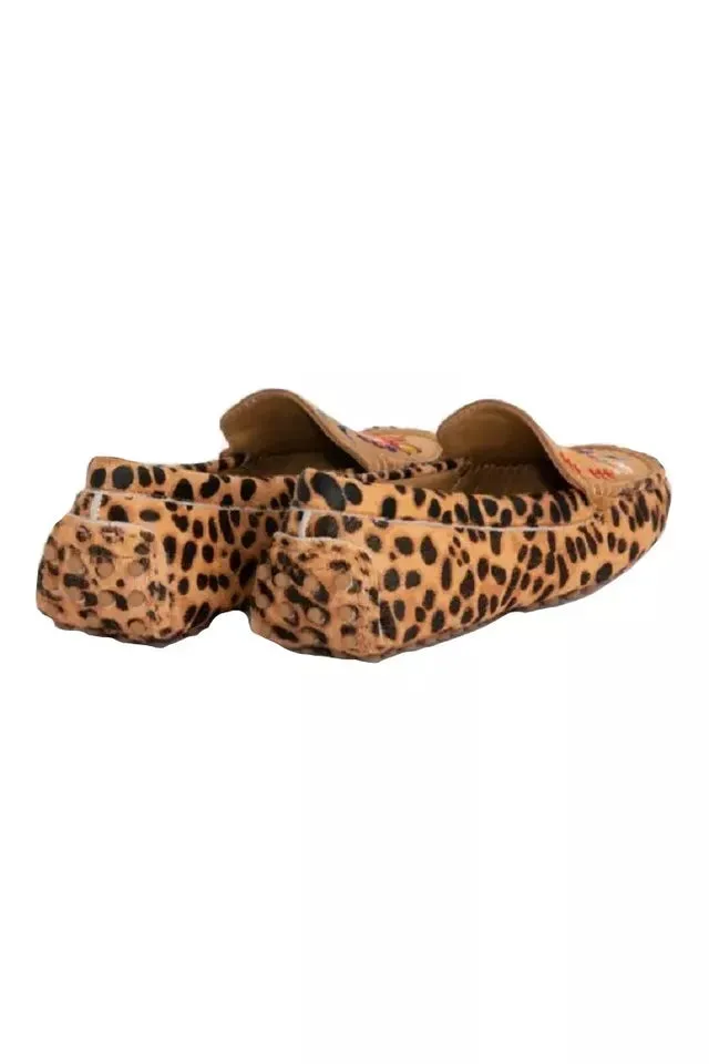 Johnny Was Taline Leopard Mocassin Shoes JWS6021 Boho Chic