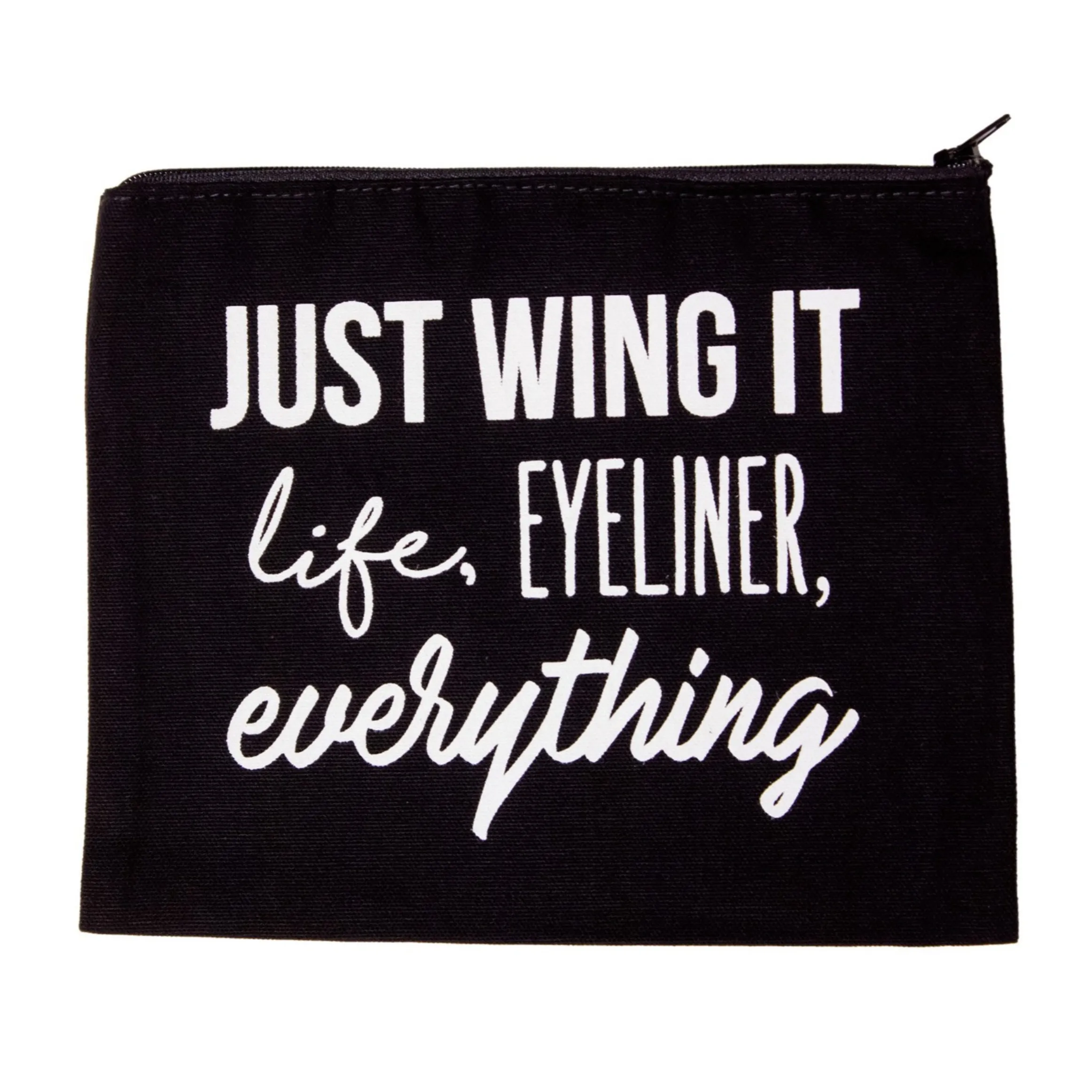 Just Wing It Makeup Bag