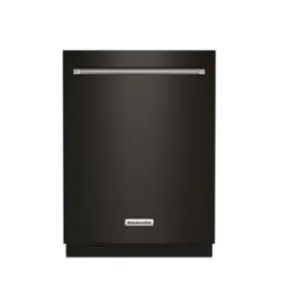 KDTM604KBS 24 in. Black Stainless Top Control Built-in Tall Tub Dishwasher with Stainless Steel Tub and Third Level Rack, 44 dBA