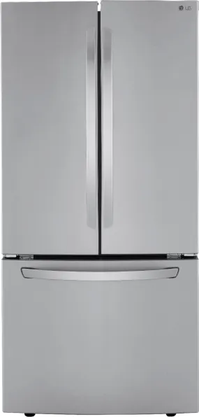 LG - 25.1 Cu. Ft. French Door Refrigerator - Stainless steel