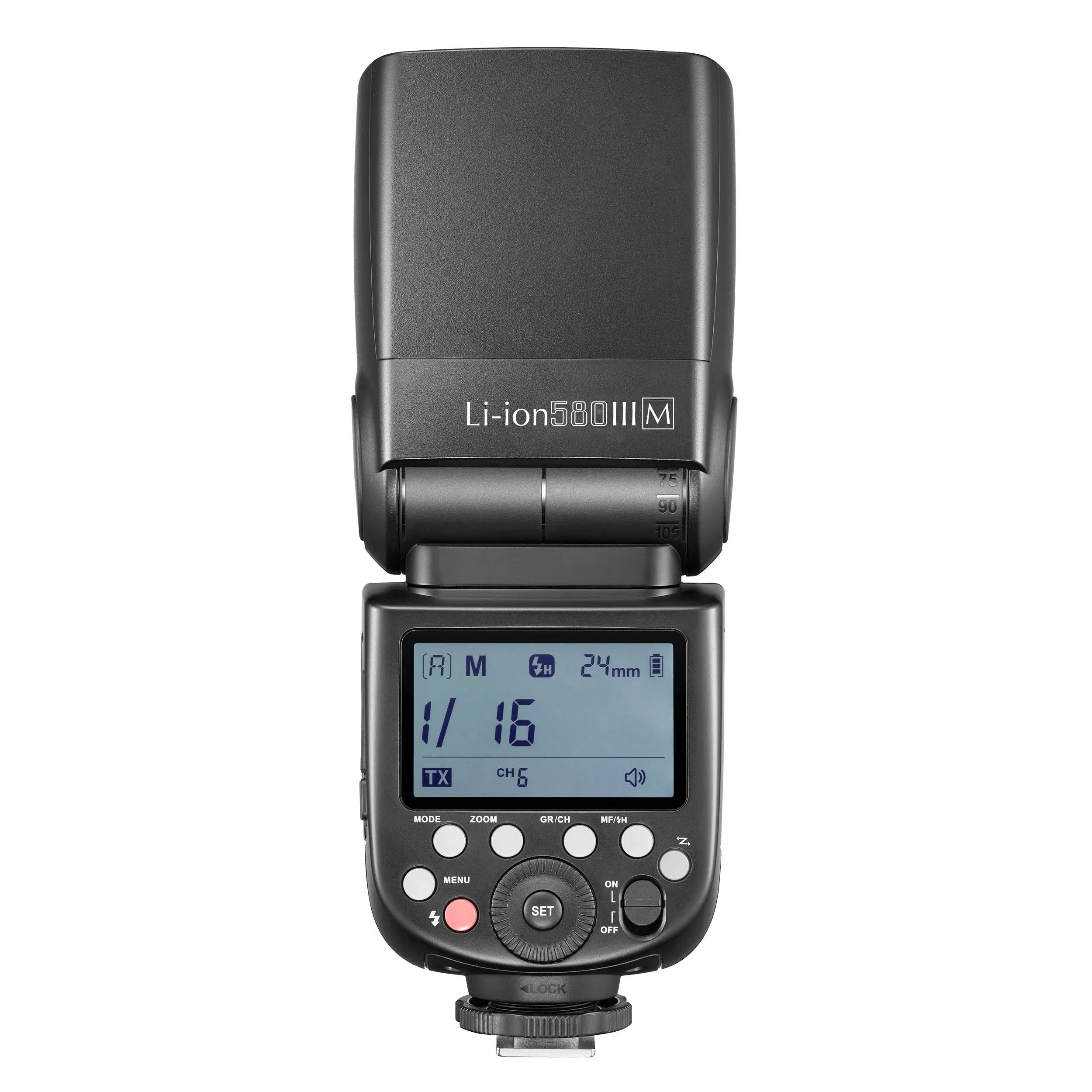 Li-ION580III Manual Speedlite Built-In 2.4GHz Receiver & High-Speed Sync (Ving V850III)