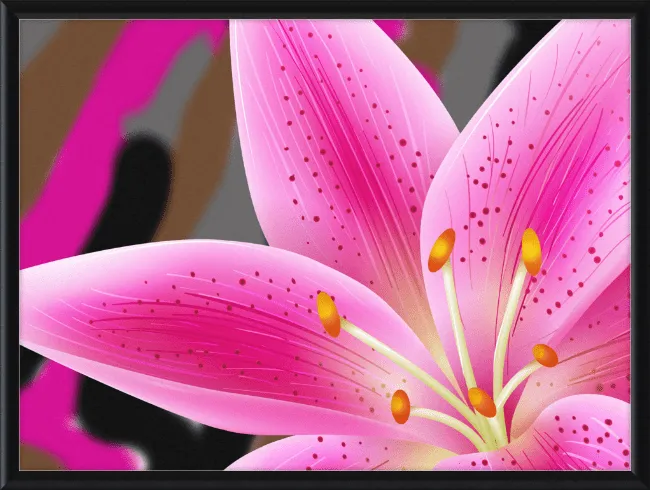 Lily Array Framed Wall Painting