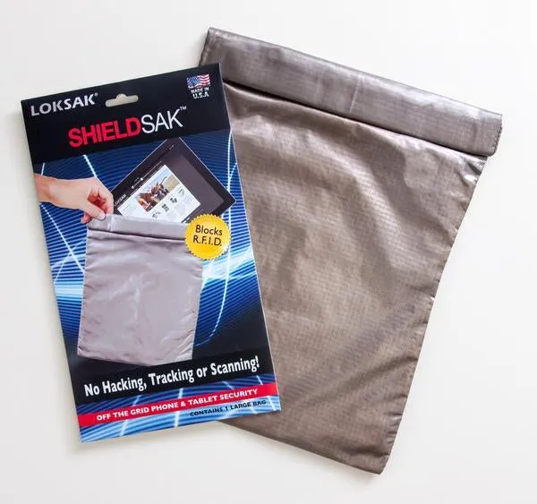 LokSak SHIELDSAK RF Scanning Protection Pouch Phone, Tablet, and Laptop