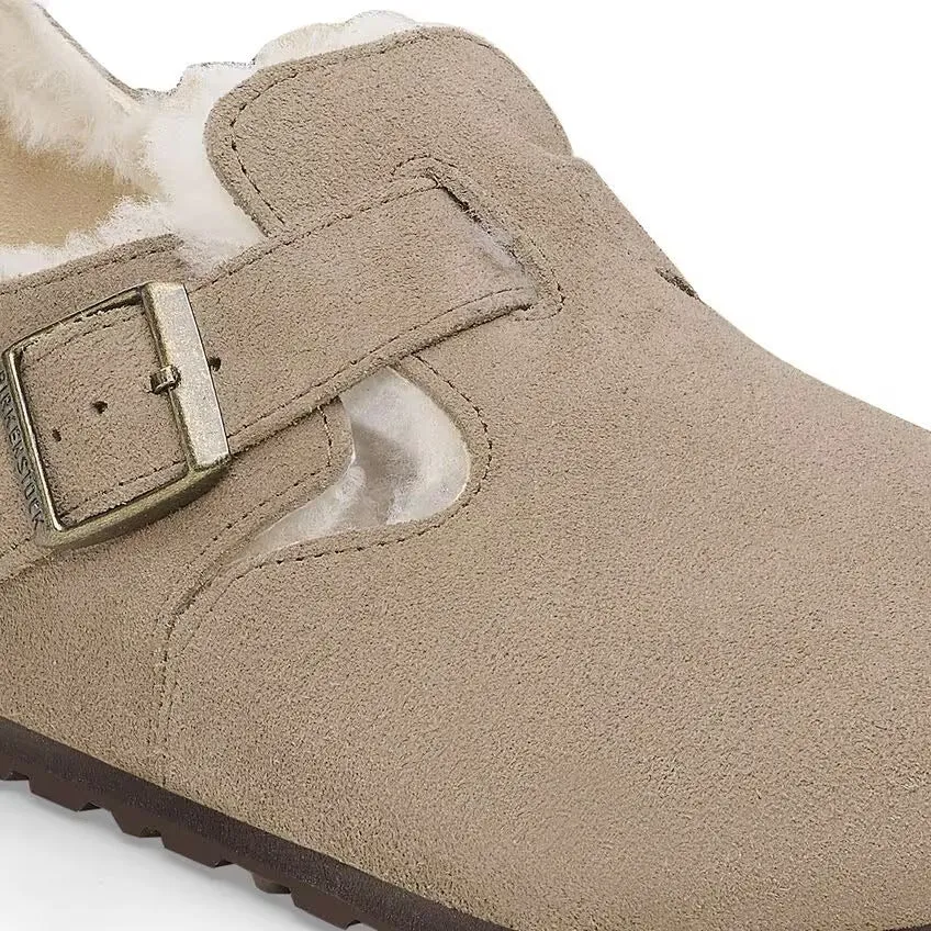 LONDON SHEARLING SUEDE | TAUPE