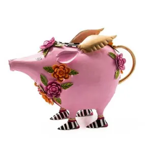 Mackenzie Childs Portia Pig Watering Can