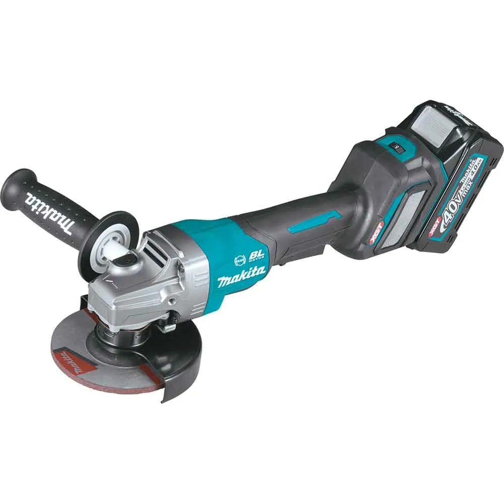 Makita GAG06M1 40V MAX XGT 4-1/2” / 5" Brushless Paddle Switch Angle Grinder Kit