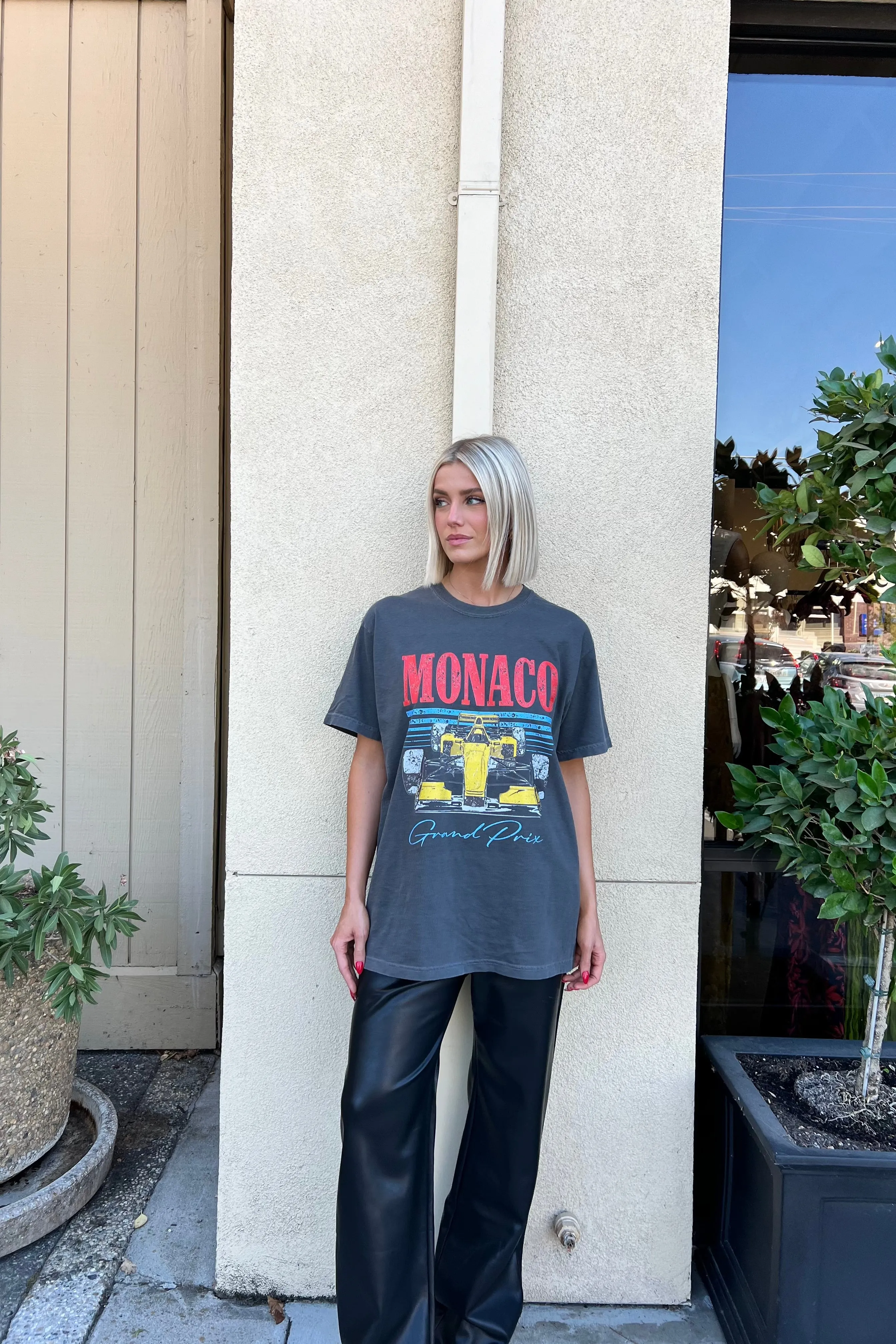 MONACO GRAND PRIX GREY TEE