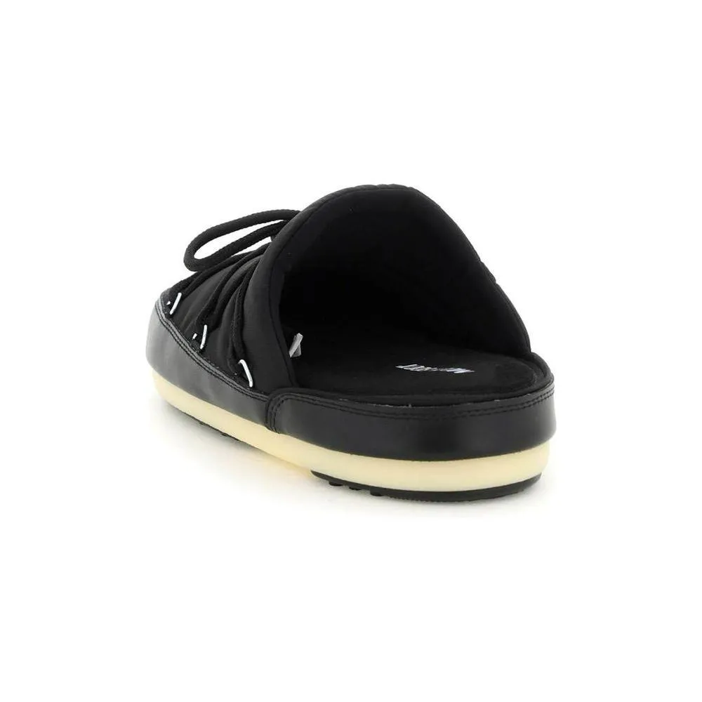 Moon Boot Black  Flat Shoe