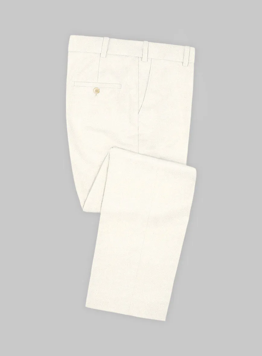 Napolean Ivory Wool Pants