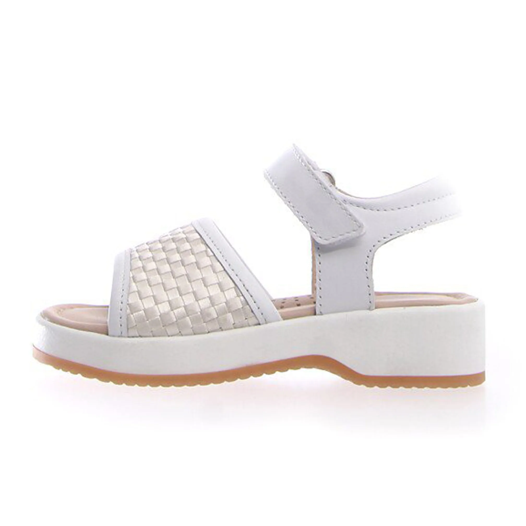 Naturino Rojo White Sandals