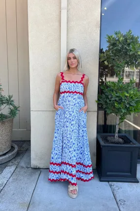 NICOLA TIERED MAXI DRESS