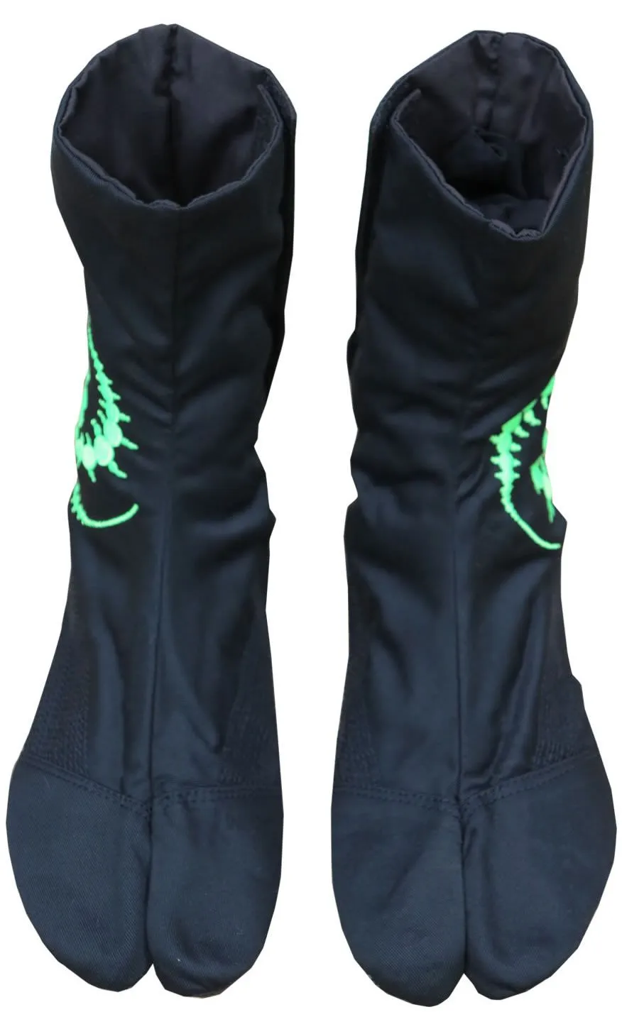 Ninja Boot  : UV Lime Tri-skelion