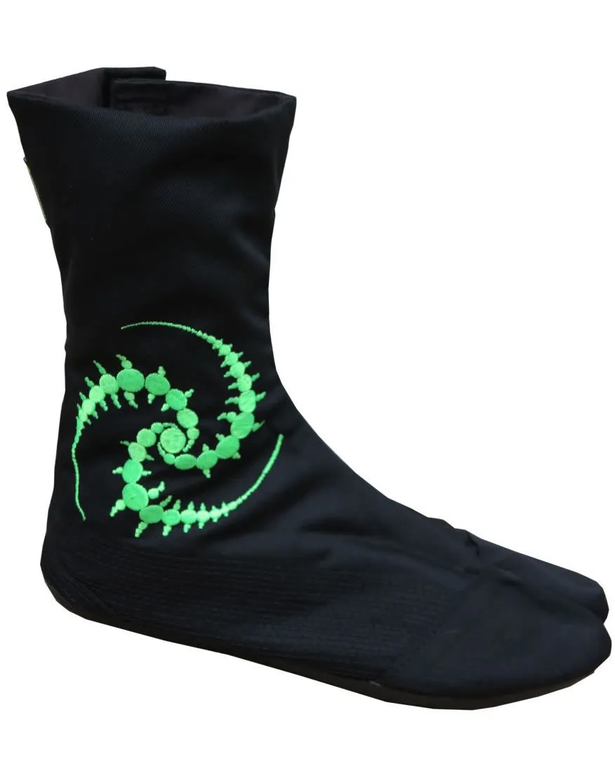 Ninja Boot  : UV Lime Tri-skelion