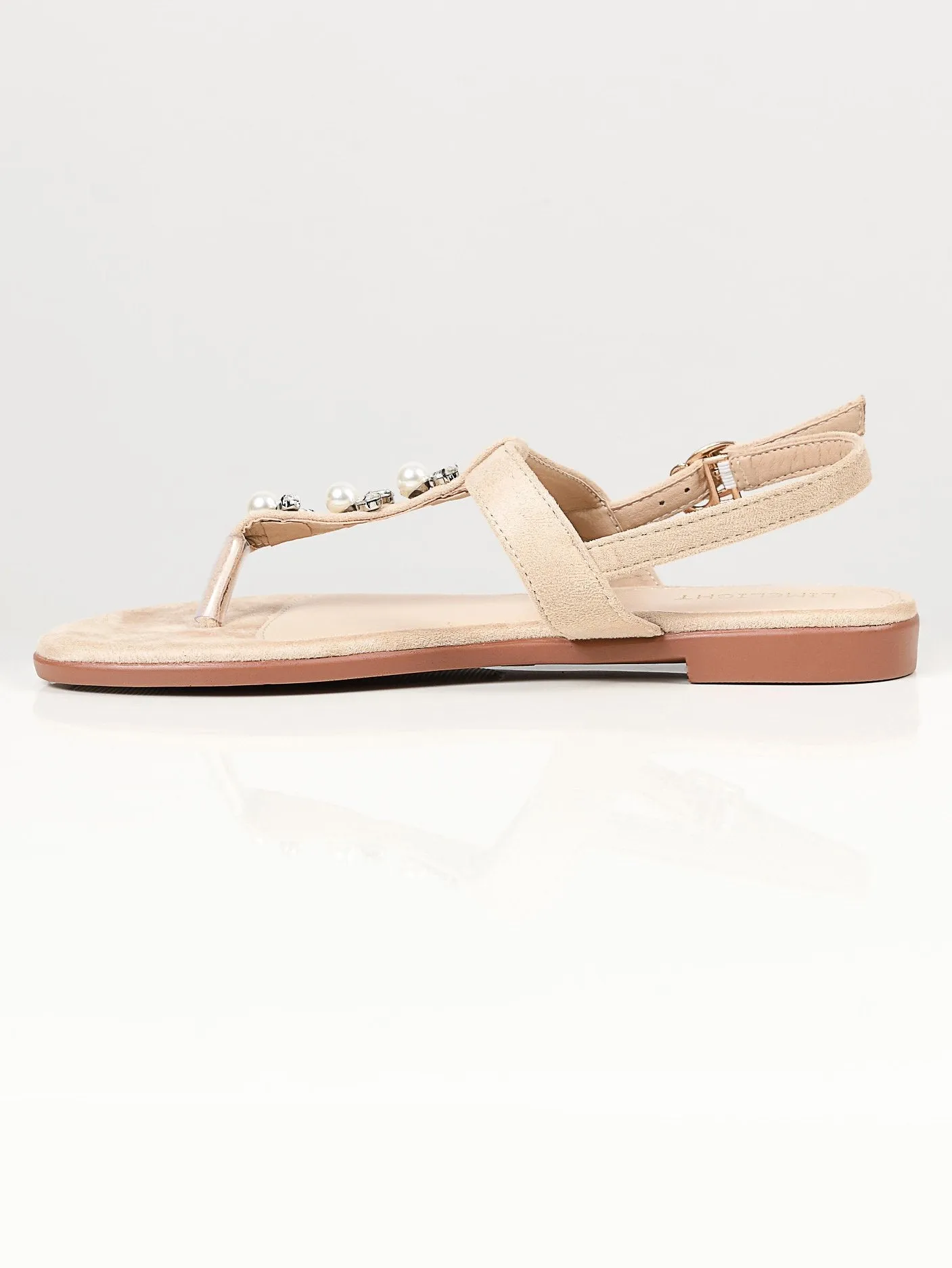 Pearl Sandals - Beige