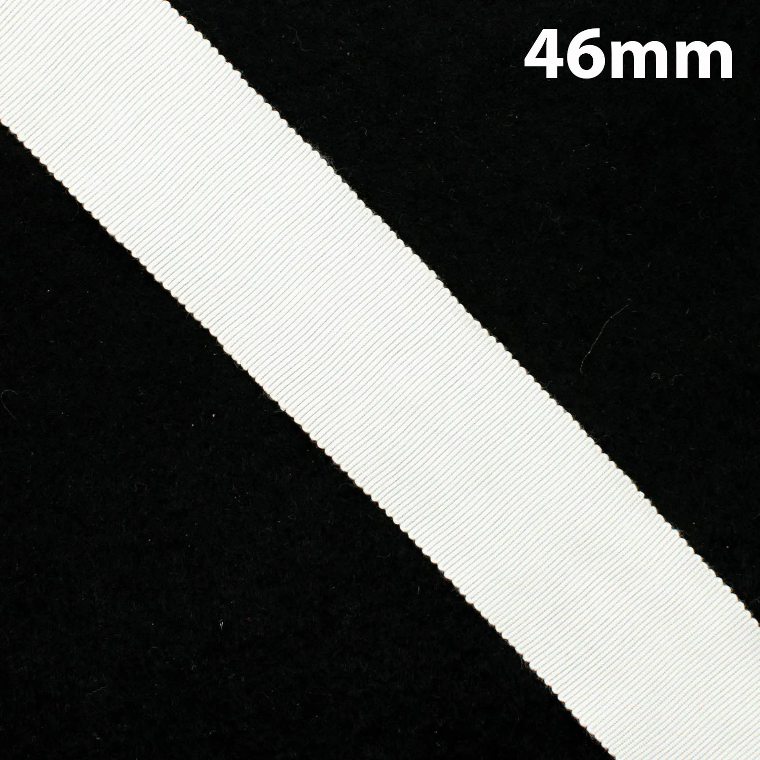 Petersham Grosgrain Ribbon Black & White