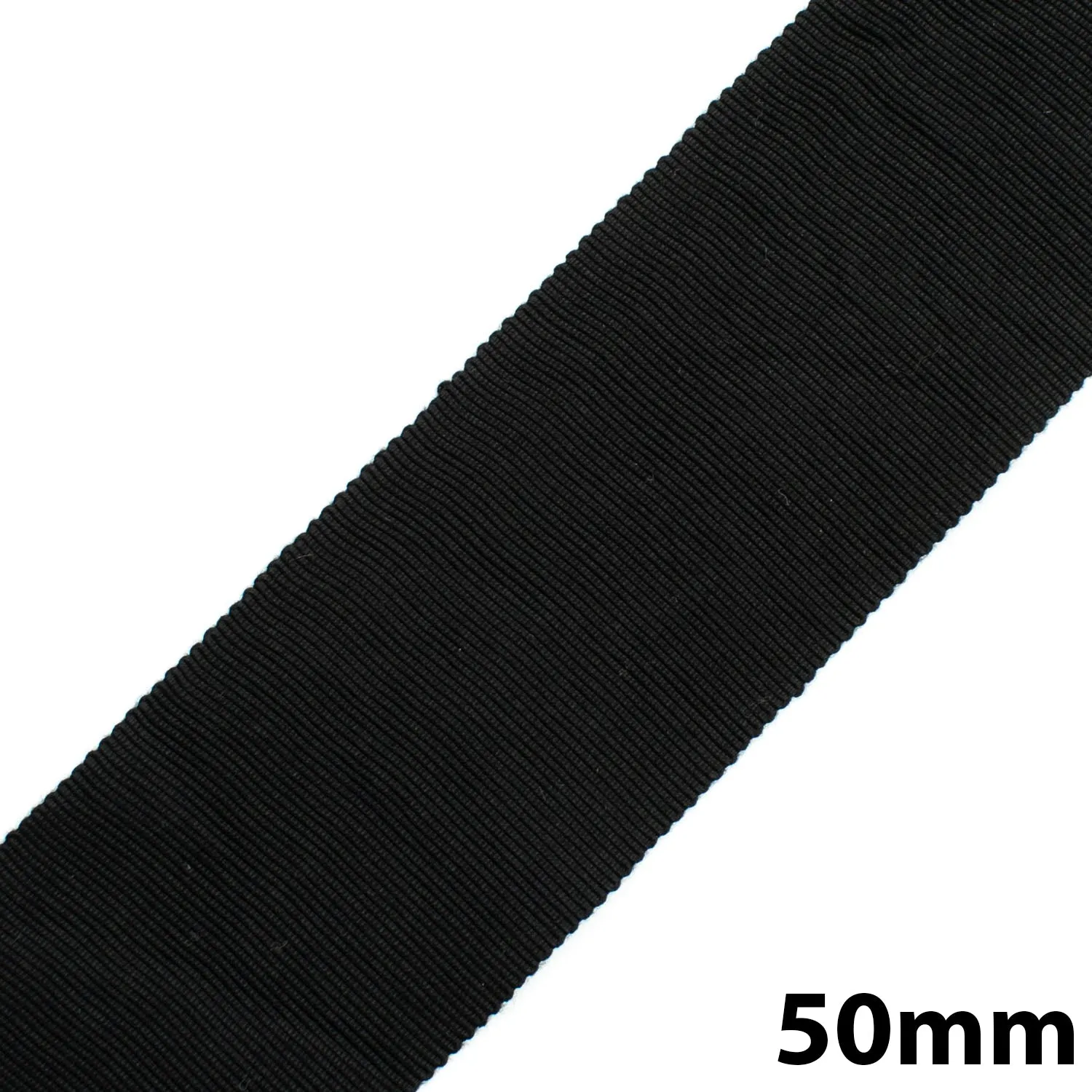 Petersham Grosgrain Ribbon Black & White