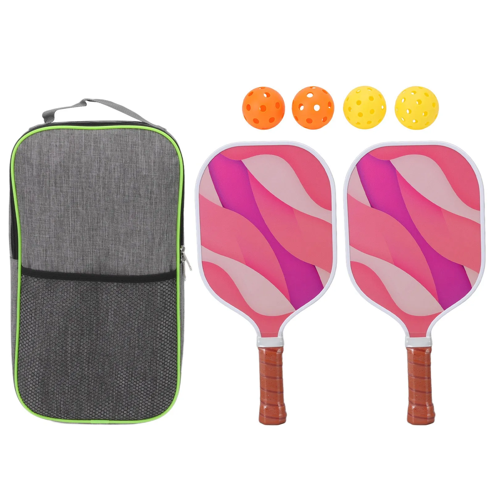 Pickleball Set Honeycomb Core Fiberglass Pickleball Paddle