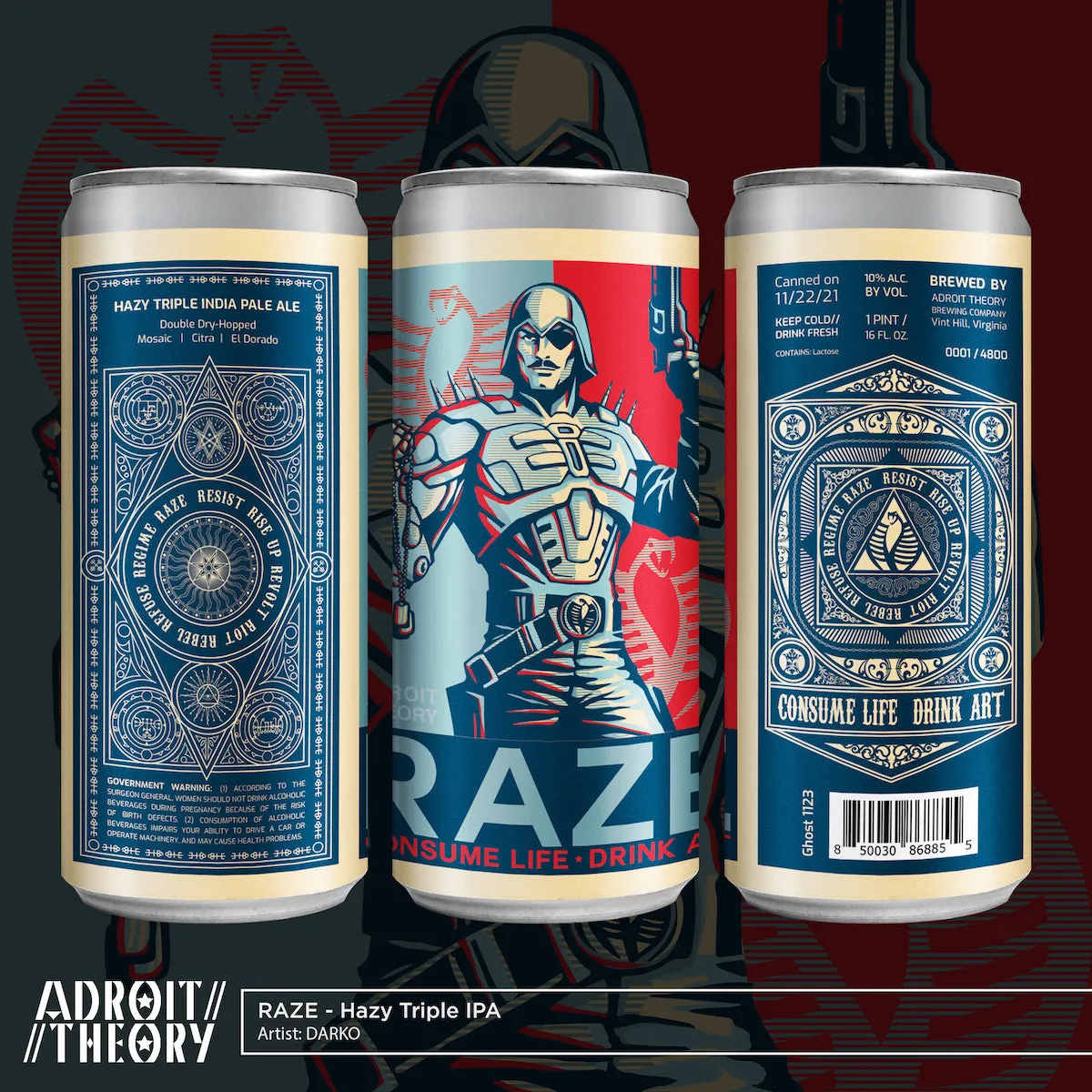 PRE-ORDER | 03/03/25: RAZE - Hazy Triple IPA