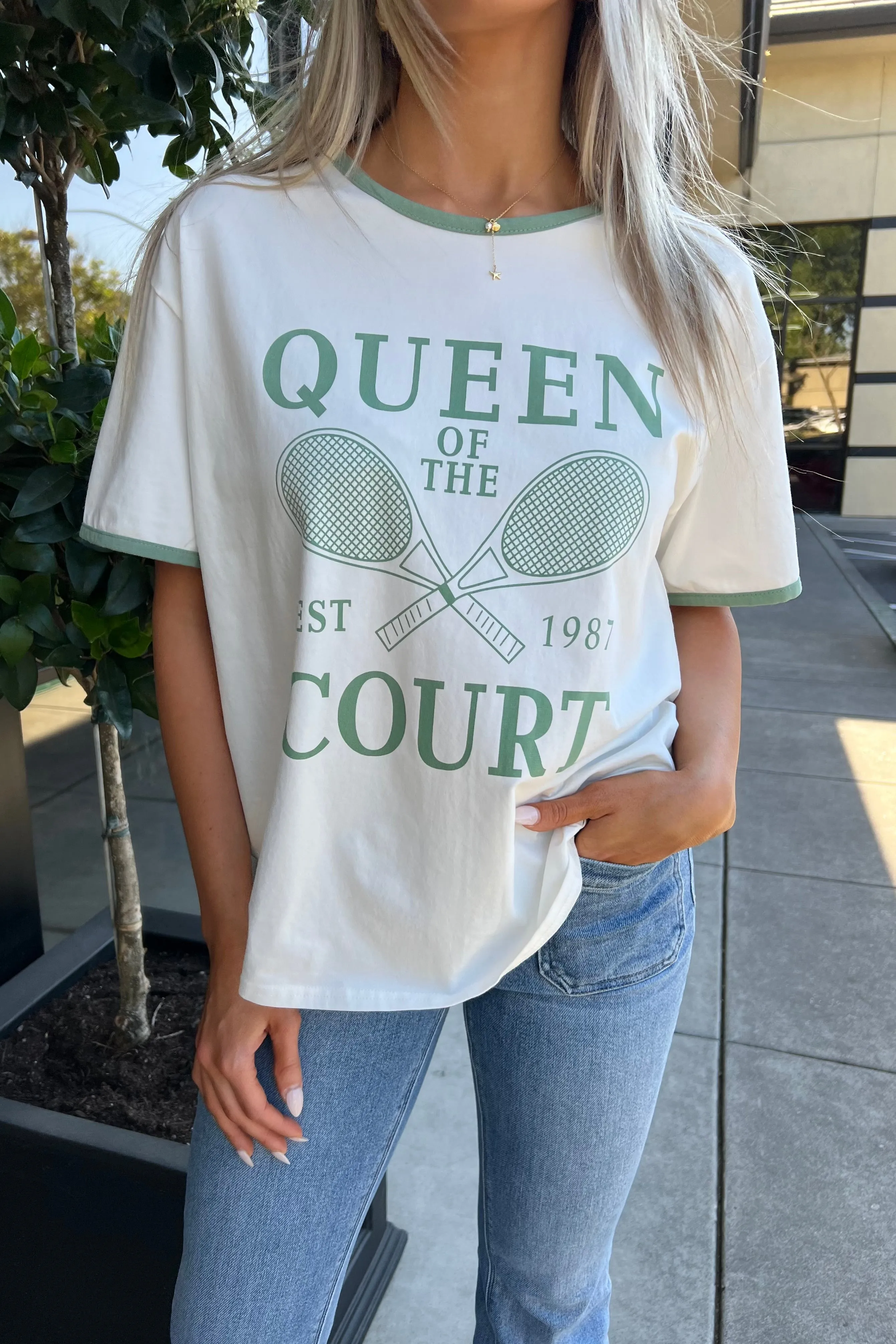 QUEEN OF THE COURT TEE