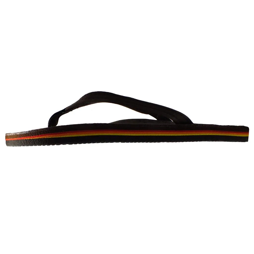 Rainbow Sandals Womens Premier/Classic Leather Single Layer With Arch Narrow Strap - Expresso