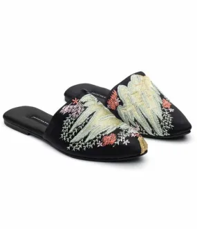 Sansui Embroidered Mules