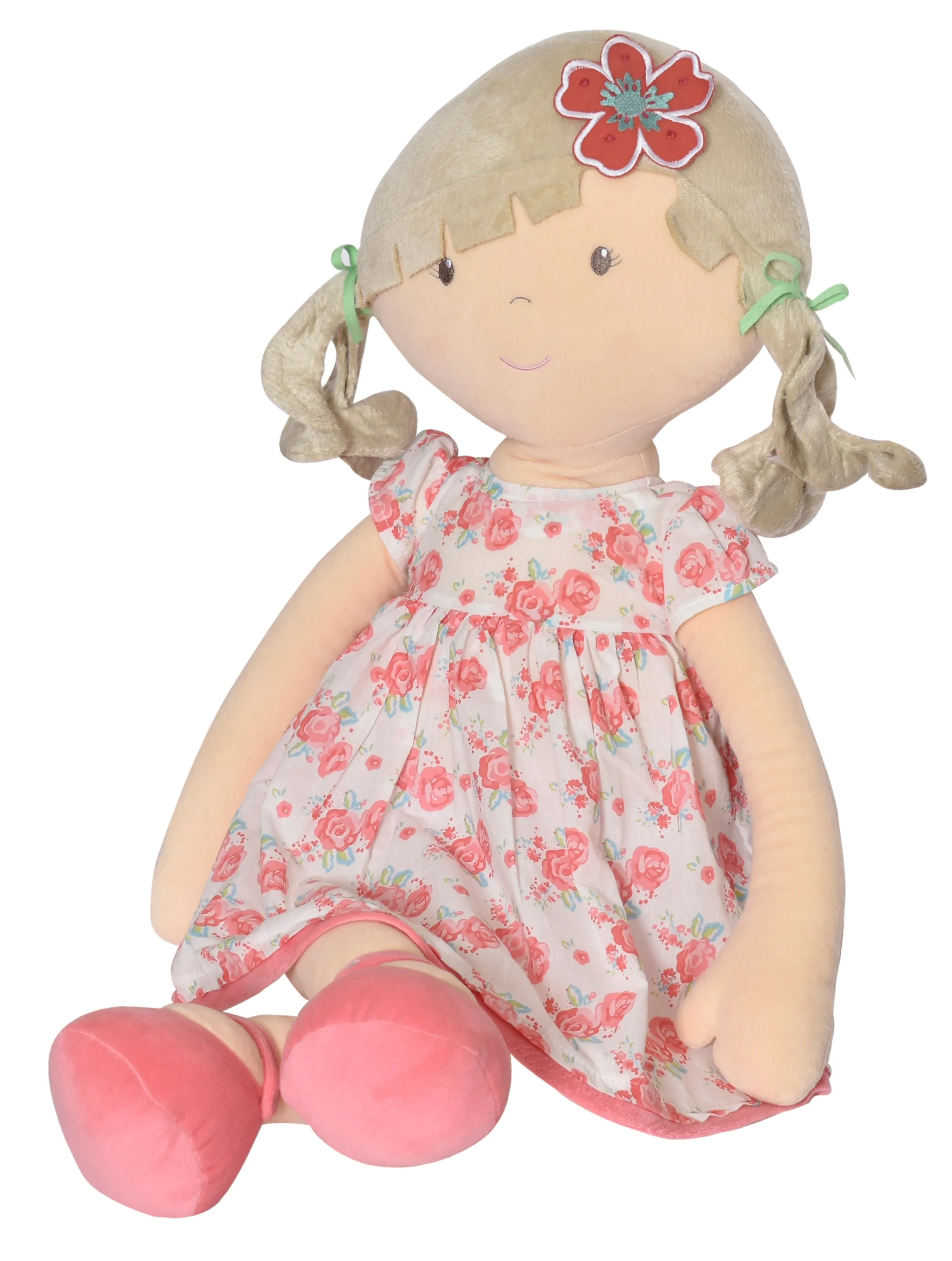 Scarlet X-Large Doll Beige Hair in Pink Floral Dress