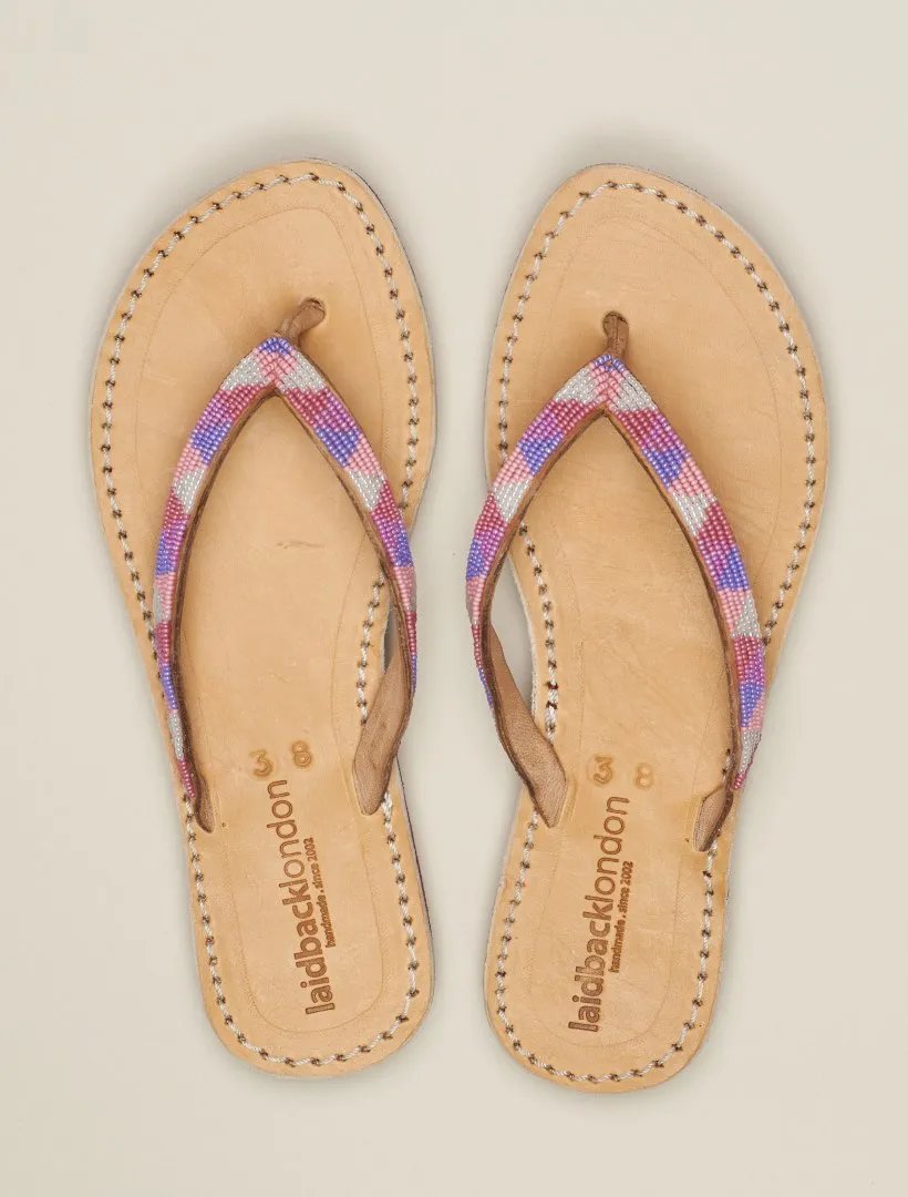 Seri SSR Leather Sandal Rose Mix