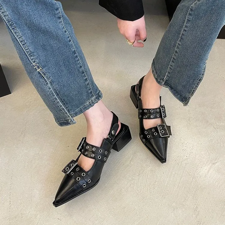 SH358 - Korean Shallow Flat shoes