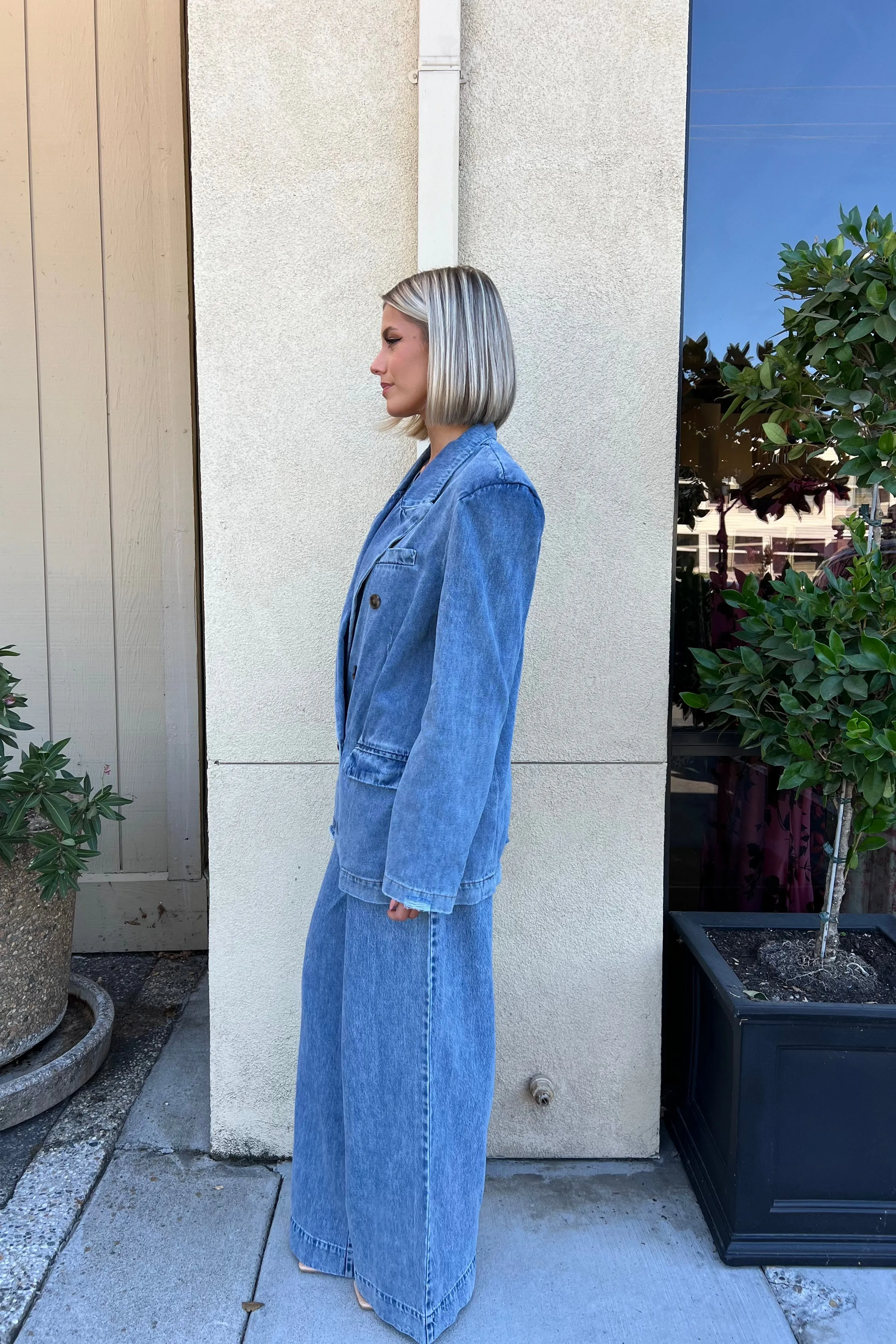 SILVERLAKE DENIM BLAZER