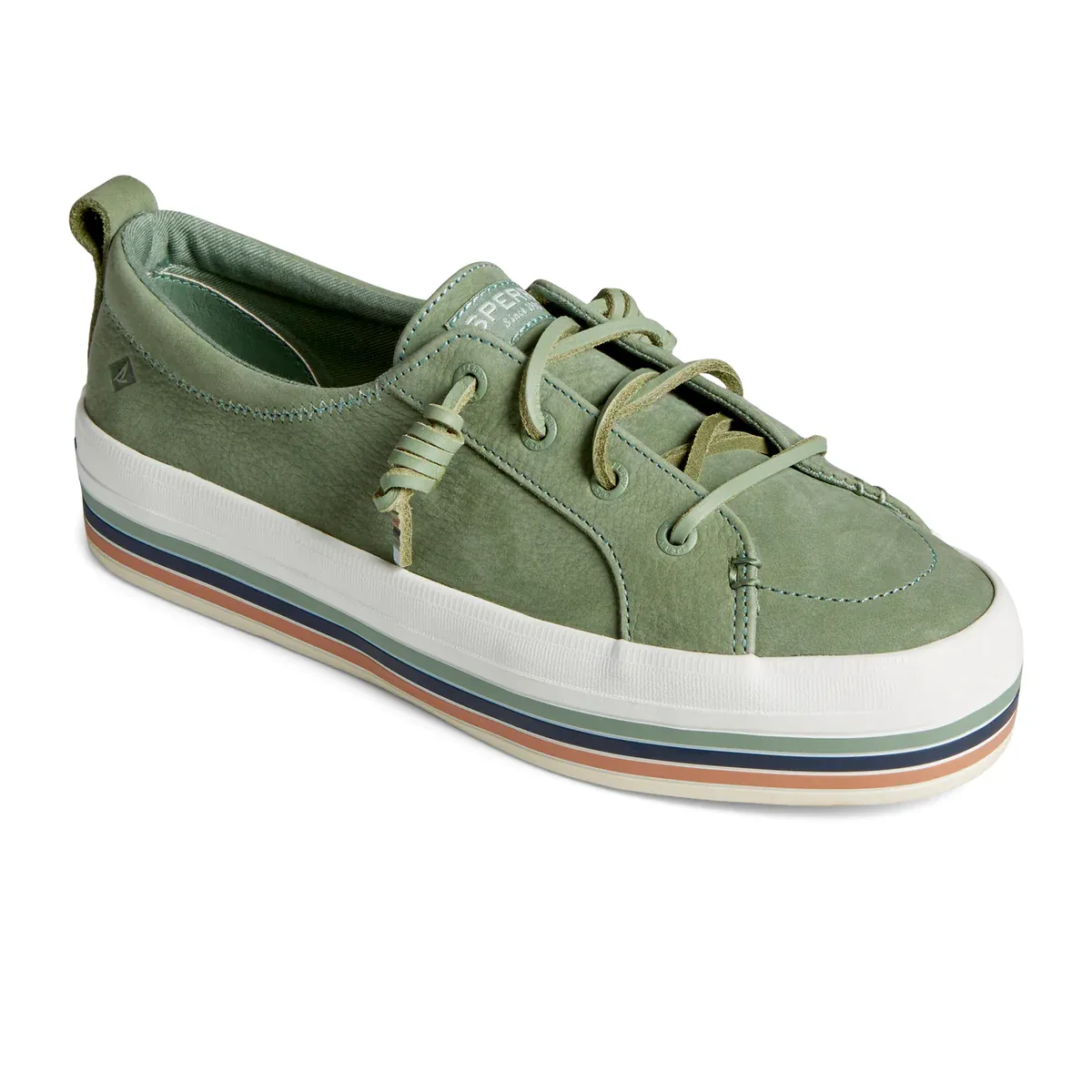 Sperry Crest Vibe Platform Multi Stripe Women's Shoe