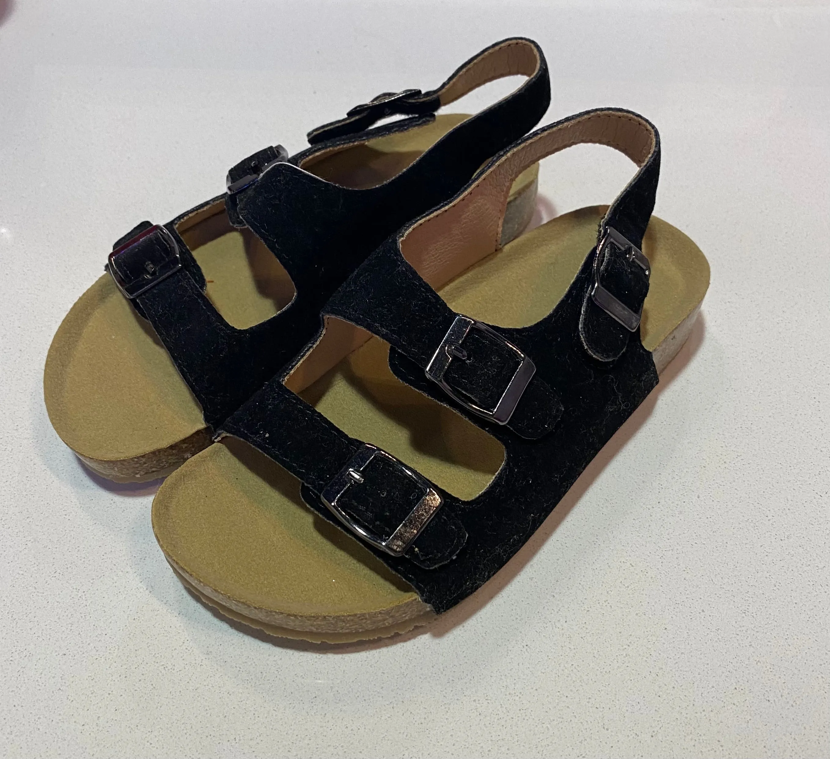 Suede Strap Sandals