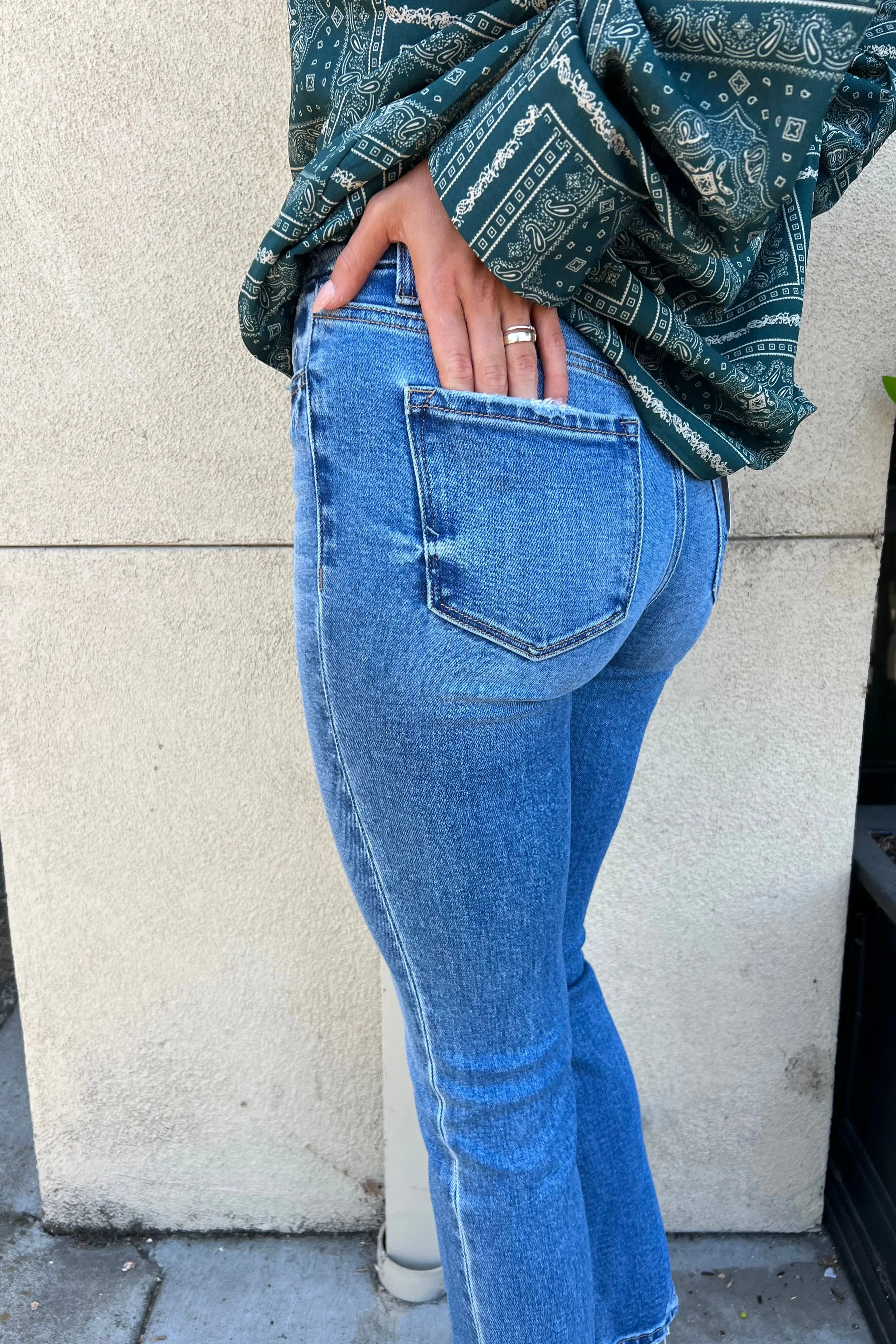 SYLVIE HIGH RISE DENIM JEANS