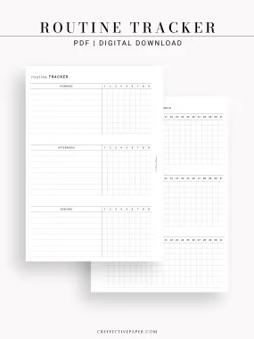 T129 | Monthly Routine Tracker