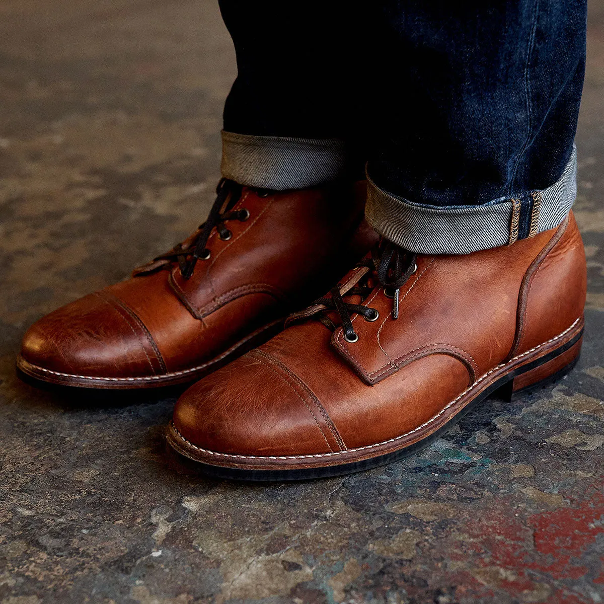 Vintage Rios Boot No.92 | Stone-Washed Tan