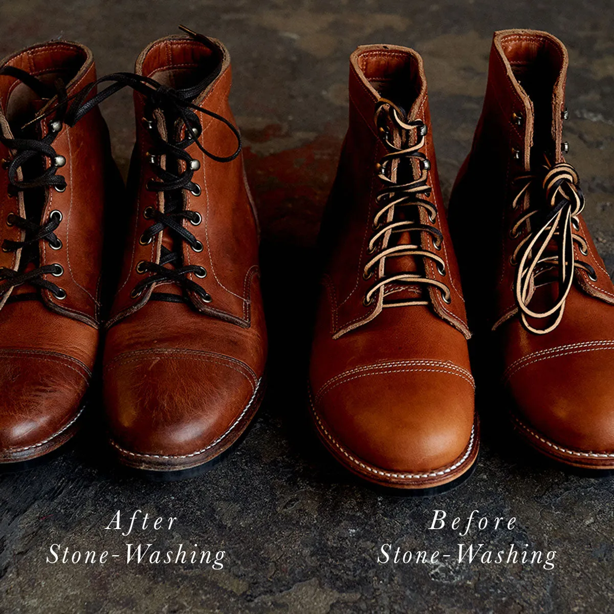 Vintage Rios Boot No.92 | Stone-Washed Tan