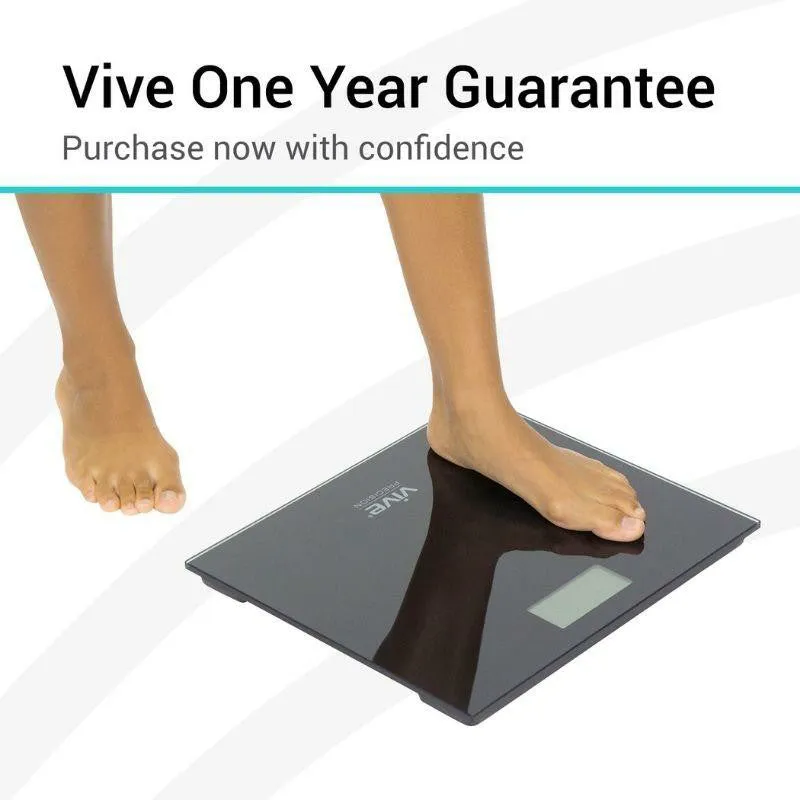 Vive Health Bariatric Scale Compatible with Smart Devices - Black