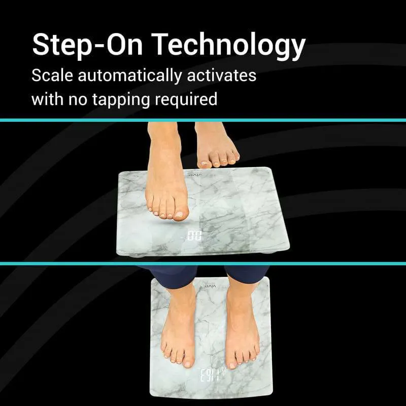 Vive Health Digital Marble Smart Scale