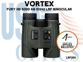 VORTEX, LRF302, FURY HD 5000 AB 10X42 LRF BINOCULAR