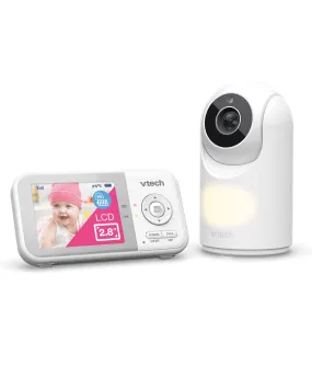 VTech VM3263 2.8" Video Baby Monitor with Night Light in White