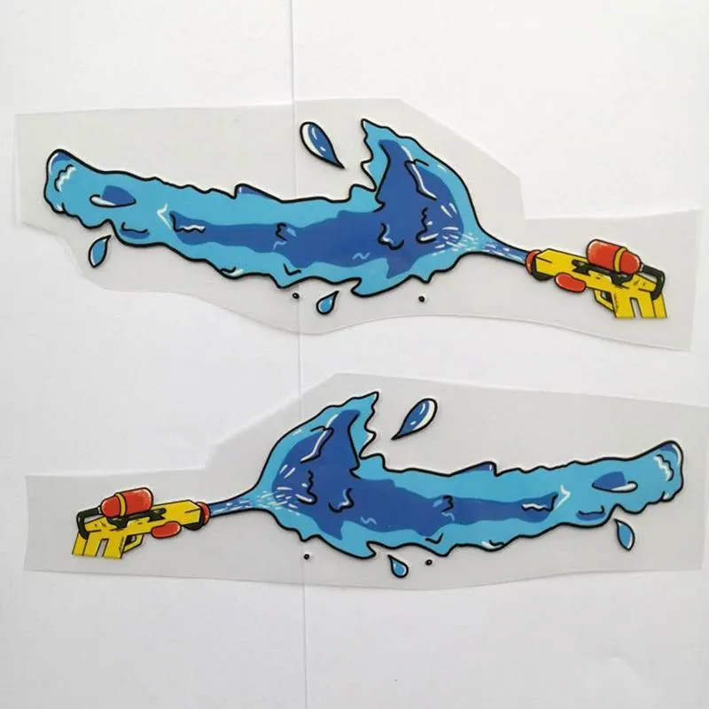 WaterGun Iron On Shoe Decal