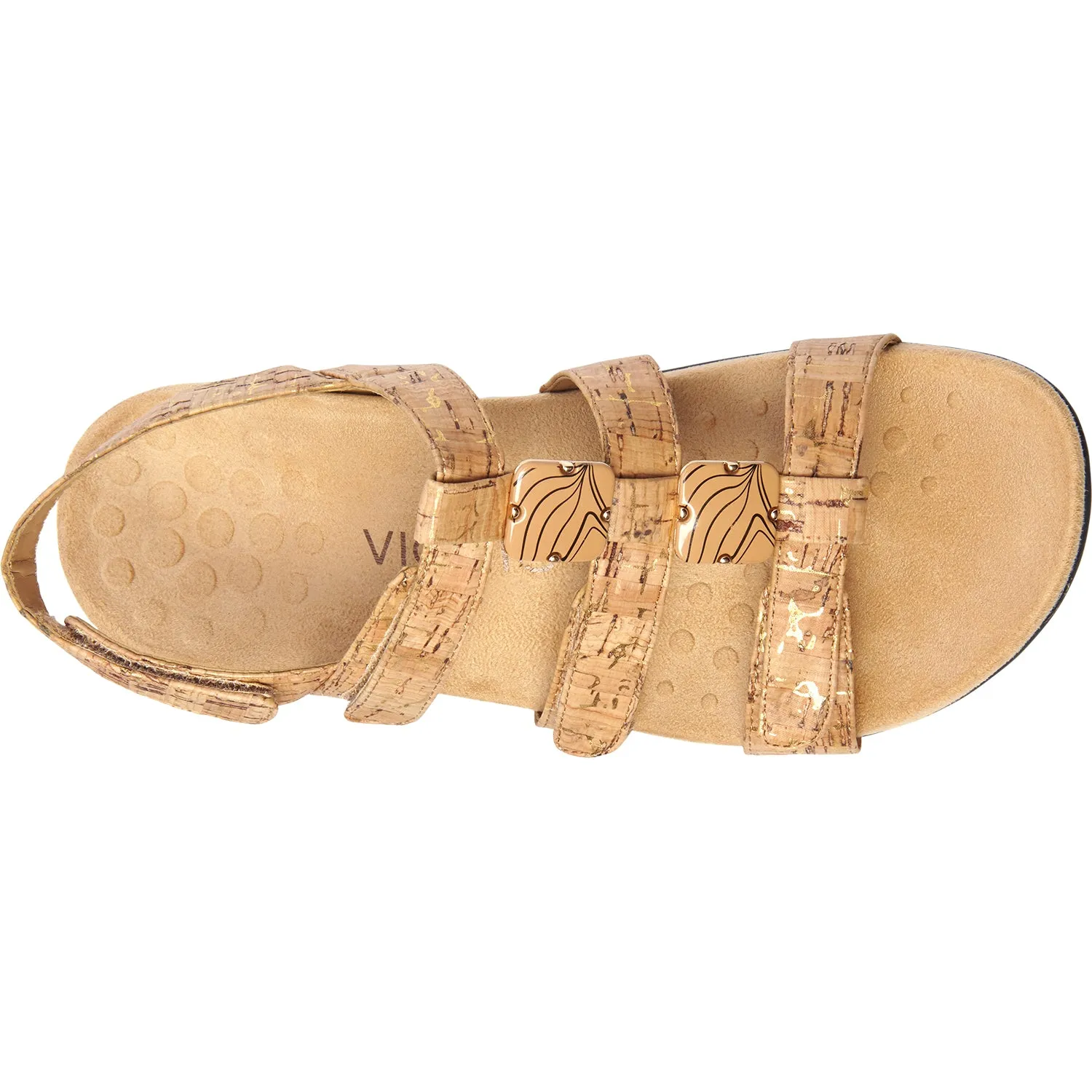 Women's Vionic Amber Gold Cork Synthetic