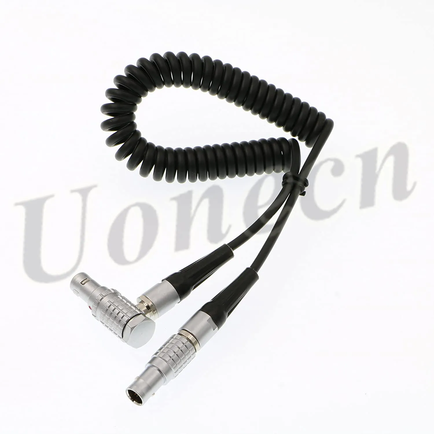 XL LL Timecode Cable Right Angle 5 pin male to 5 pin male Coiled twist cable for Sound Devices ZAXCOM DENECKE